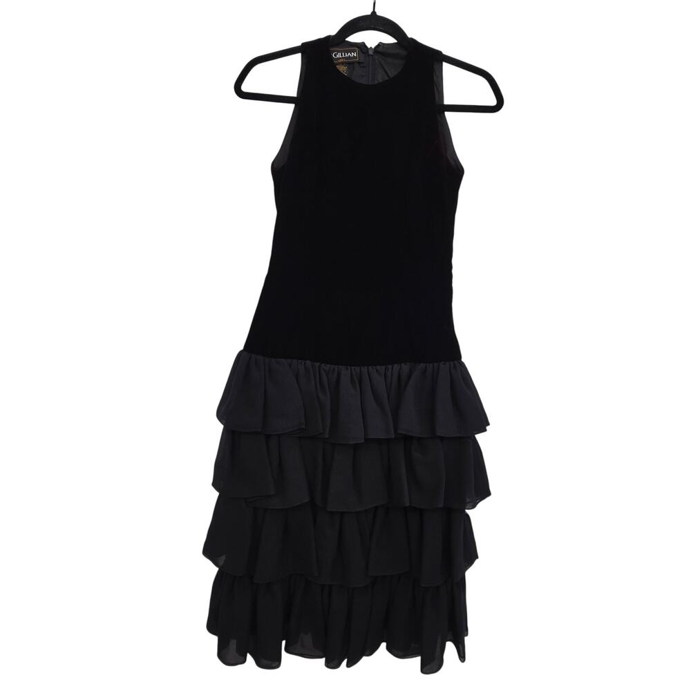 Elegant Black Midi Dress by Ganni